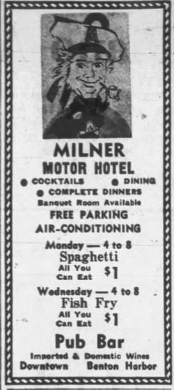 Milner Moter Hotel - June 1966 Ad